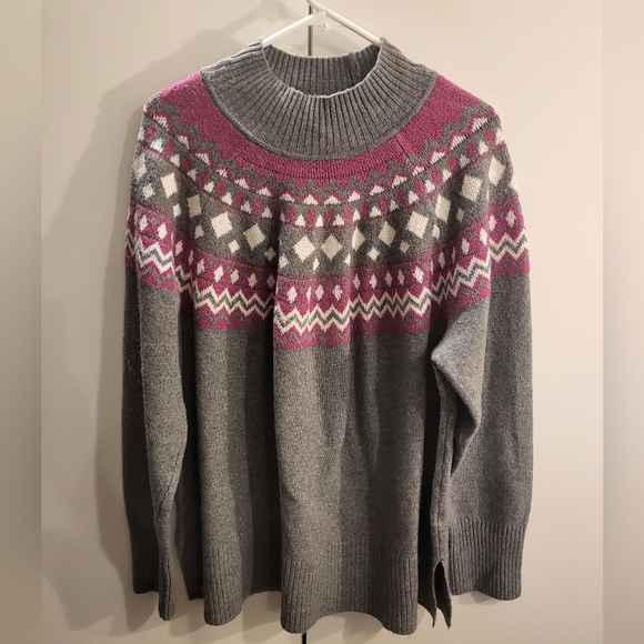 Tahari Womans Gray 3X Sweater - Picture 1 of 3